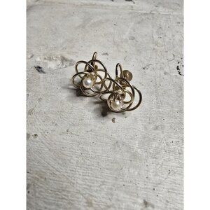 Vintage Los Castillo  Screw  Earrings .925